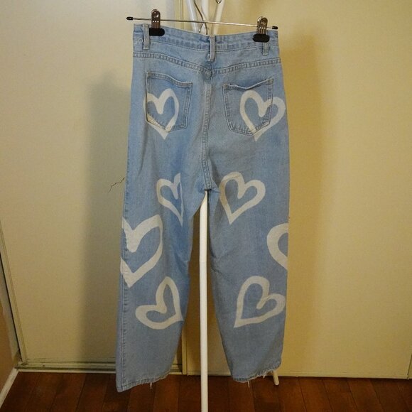 Cider Heartthrob Straight Leg Jeans Size XS - Picture 5 of 6